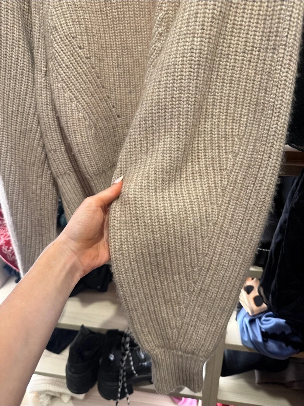 Isabel Marant beige ribbed